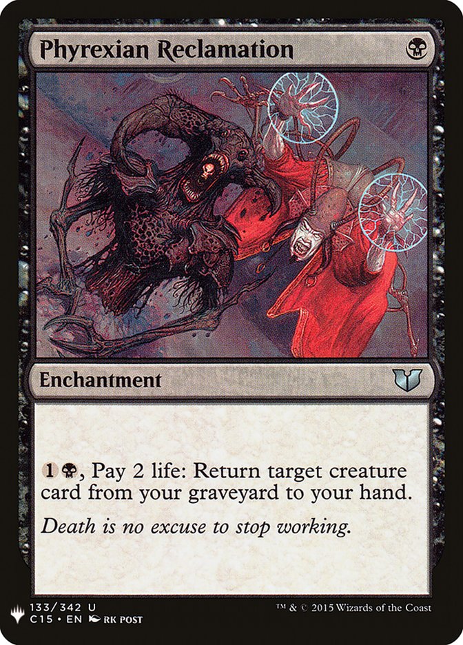 Phyrexian Reclamation [Mystery Booster] | Card Merchant Takapuna