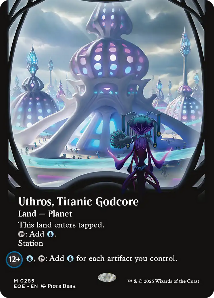 Uthros, Titanic Godcore (Borderless) [Edge of Eternities] | Card Merchant Takapuna
