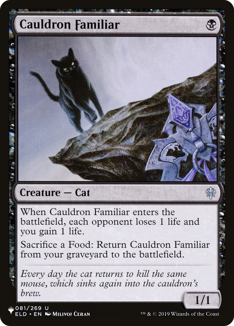Cauldron Familiar [The List] | Card Merchant Takapuna