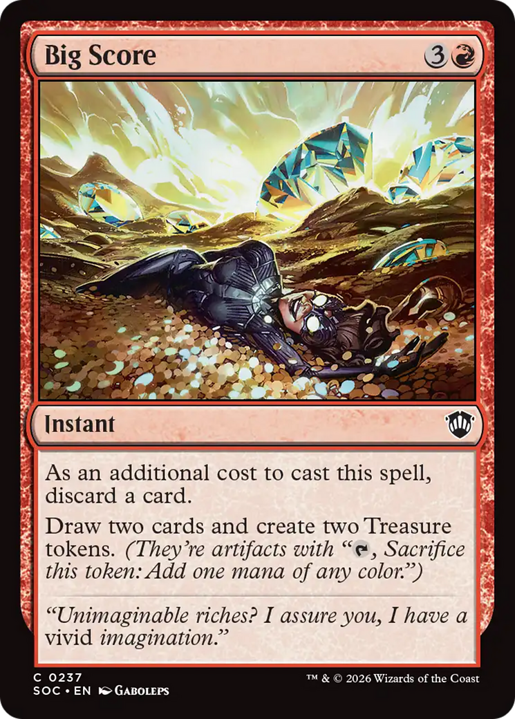 Big Score [Secrets of Strixhaven Commander] | Card Merchant Takapuna