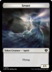 Spirit (0010) // Insect Double-Sided Token [Commander Masters Tokens] | Card Merchant Takapuna