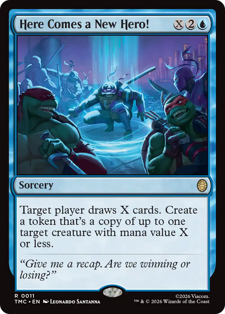 Here Comes a New Hero! [Teenage Mutant Ninja Turtles Commander] | Card Merchant Takapuna