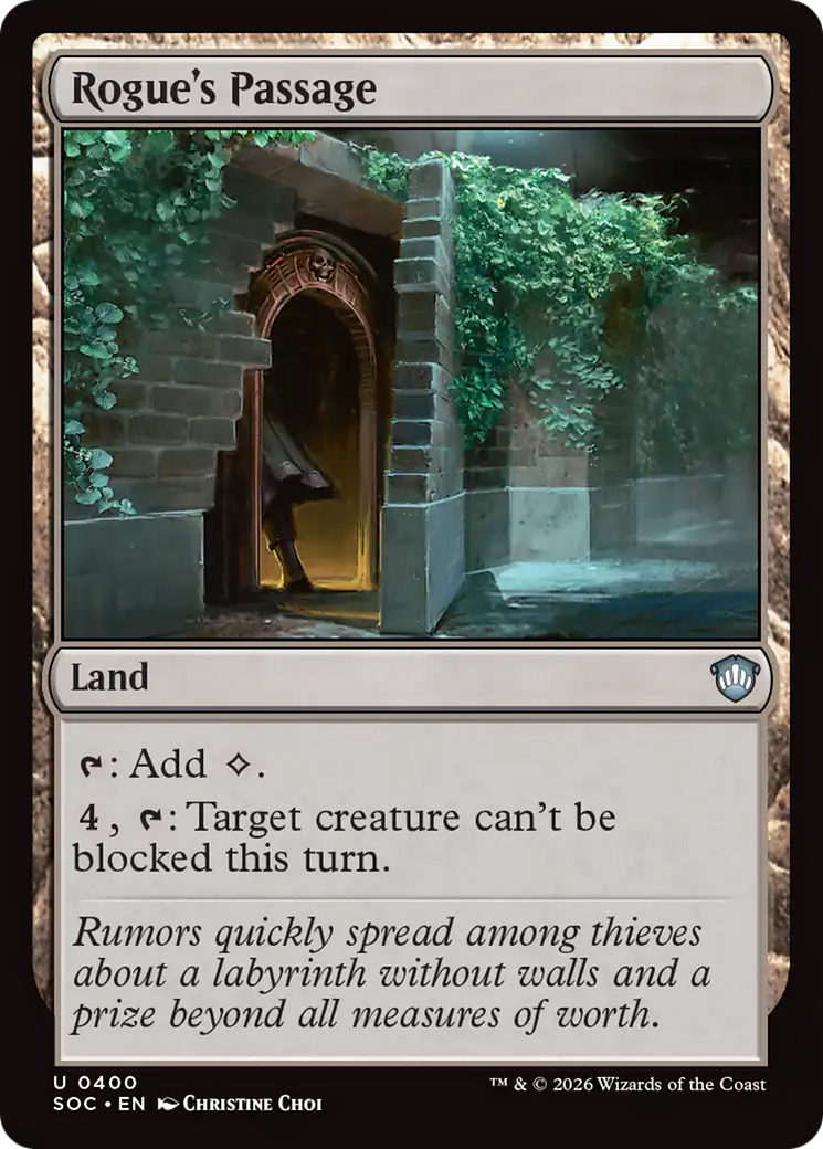 Rogue's Passage [Secrets of Strixhaven Commander] | Card Merchant Takapuna