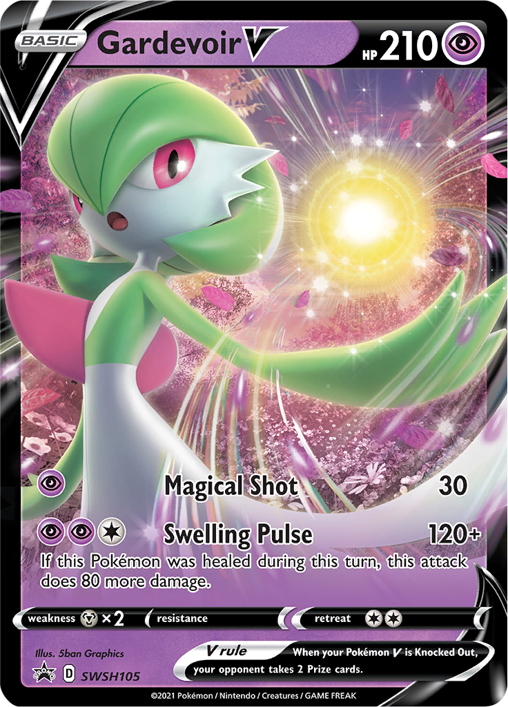 Gardevoir V (SWSH105) [Sword & Shield: Black Star Promos] | Card Merchant Takapuna
