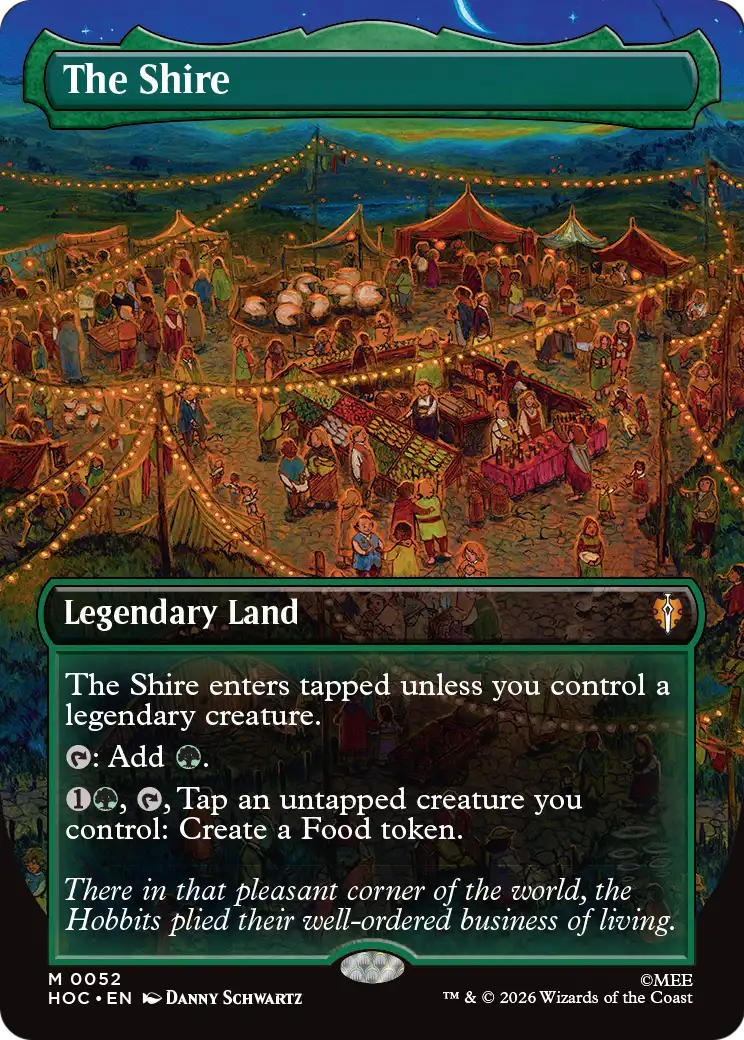 The Shire (Borderless) [The Hobbit: Eternal-Legal] | Card Merchant Takapuna