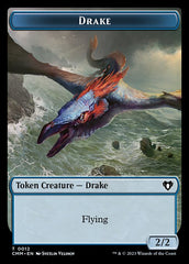 Human Soldier // Drake Double-Sided Token [Commander Masters Tokens] | Card Merchant Takapuna
