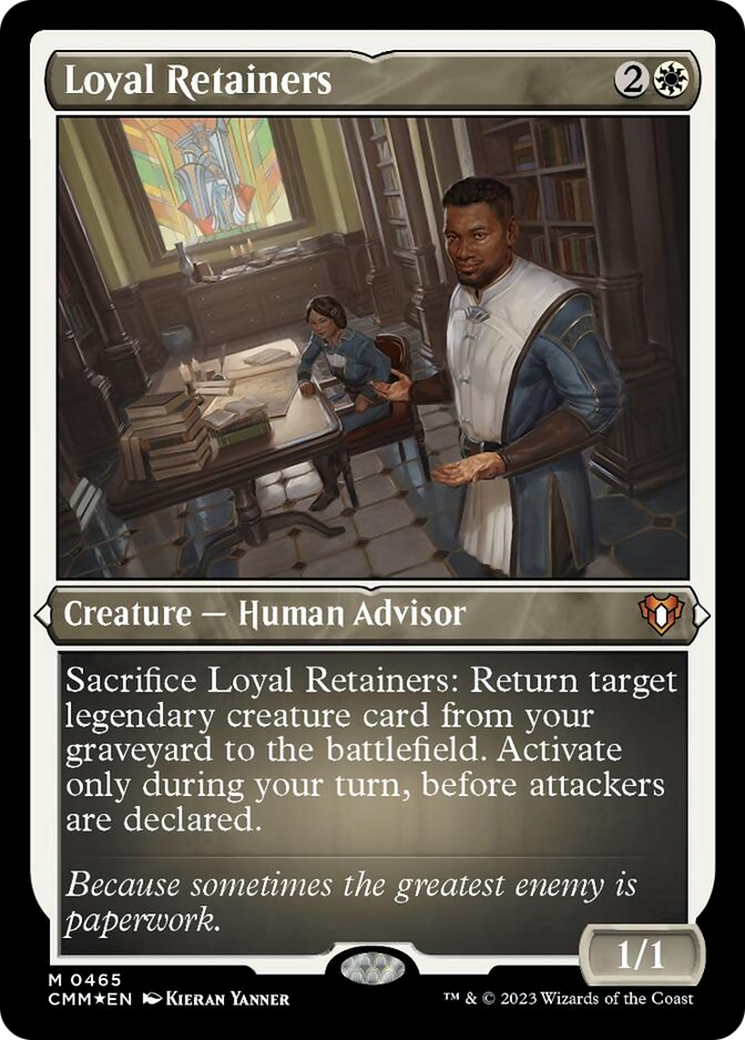 Loyal Retainers (Foil Etched) [Commander Masters] | Card Merchant Takapuna