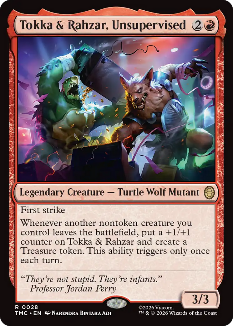 Tokka & Rahzar, Unsupervised [Teenage Mutant Ninja Turtles Commander] | Card Merchant Takapuna