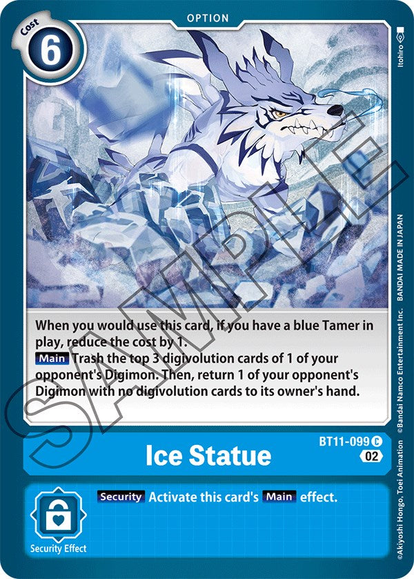 Ice Statue [BT11-099] [Dimensional Phase] | Card Merchant Takapuna