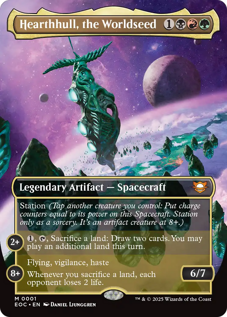 Hearthhull, the Worldseed (Borderless) [Edge of Eternities Commander] | Card Merchant Takapuna