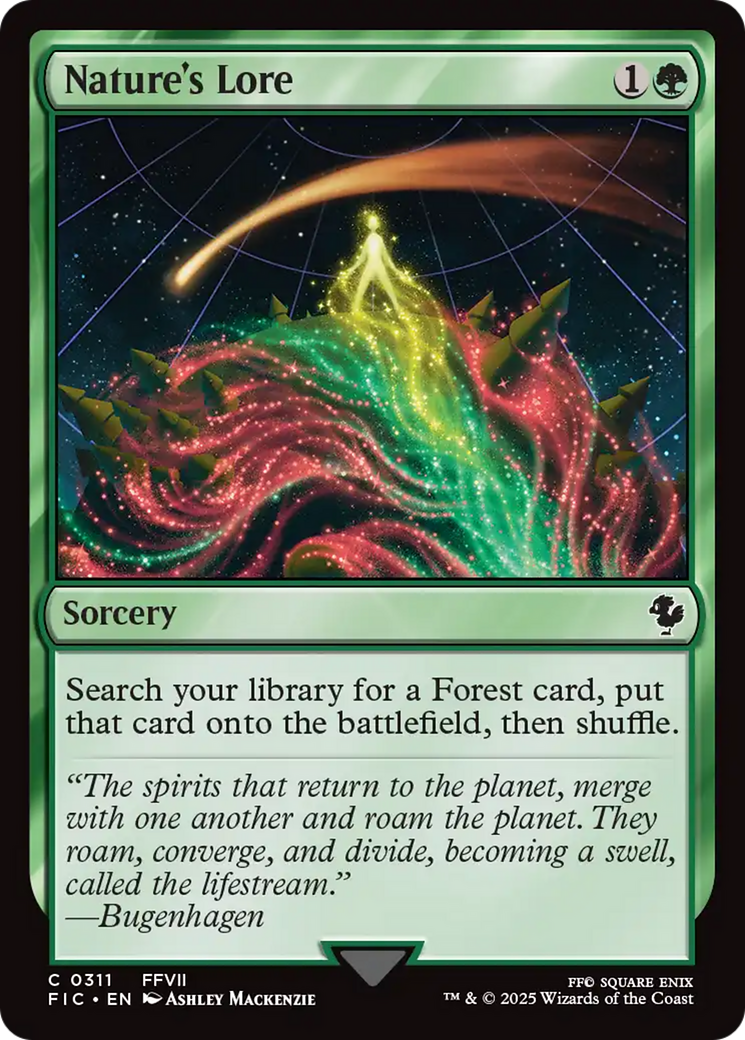 Nature's Lore [FINAL FANTASY Commander] | Card Merchant Takapuna