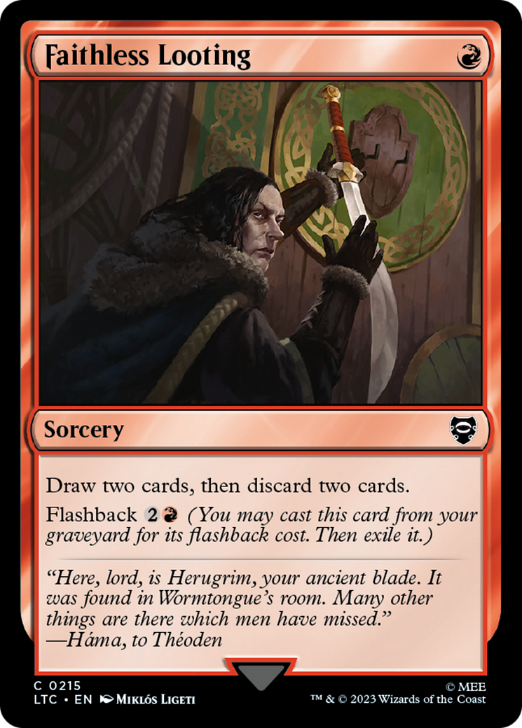 Faithless Looting [The Lord of the Rings: Tales of Middle-Earth Commander] | Card Merchant Takapuna
