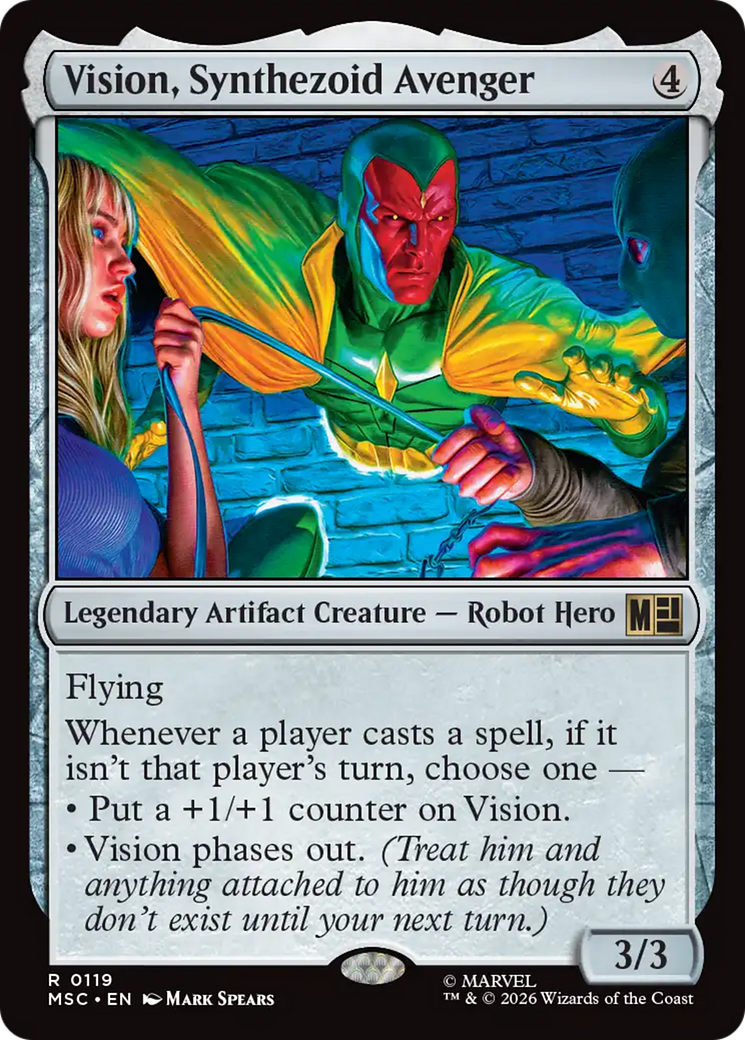 Vision, Synthezoid Avenger [Marvel Super Heroes Commander] | Card Merchant Takapuna