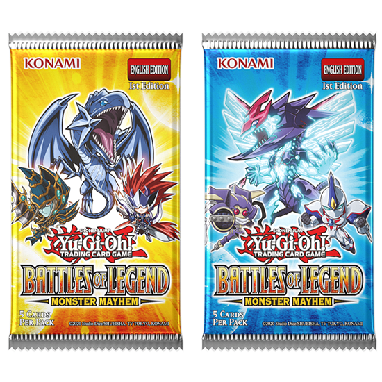 YGO Booster Pack - Battles of Legend: Monster Mayhem (1st Edition) | Card Merchant Takapuna