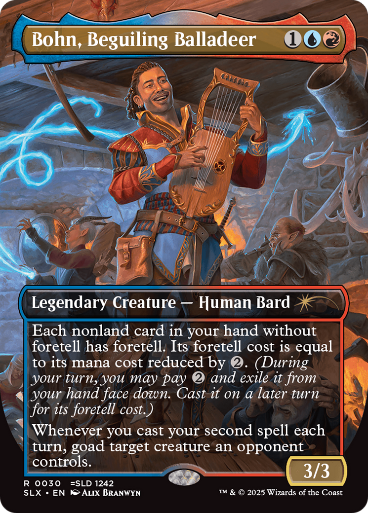 Bohn, Beguiling Balladeer [Secret Lair: Universes Within] | Card Merchant Takapuna