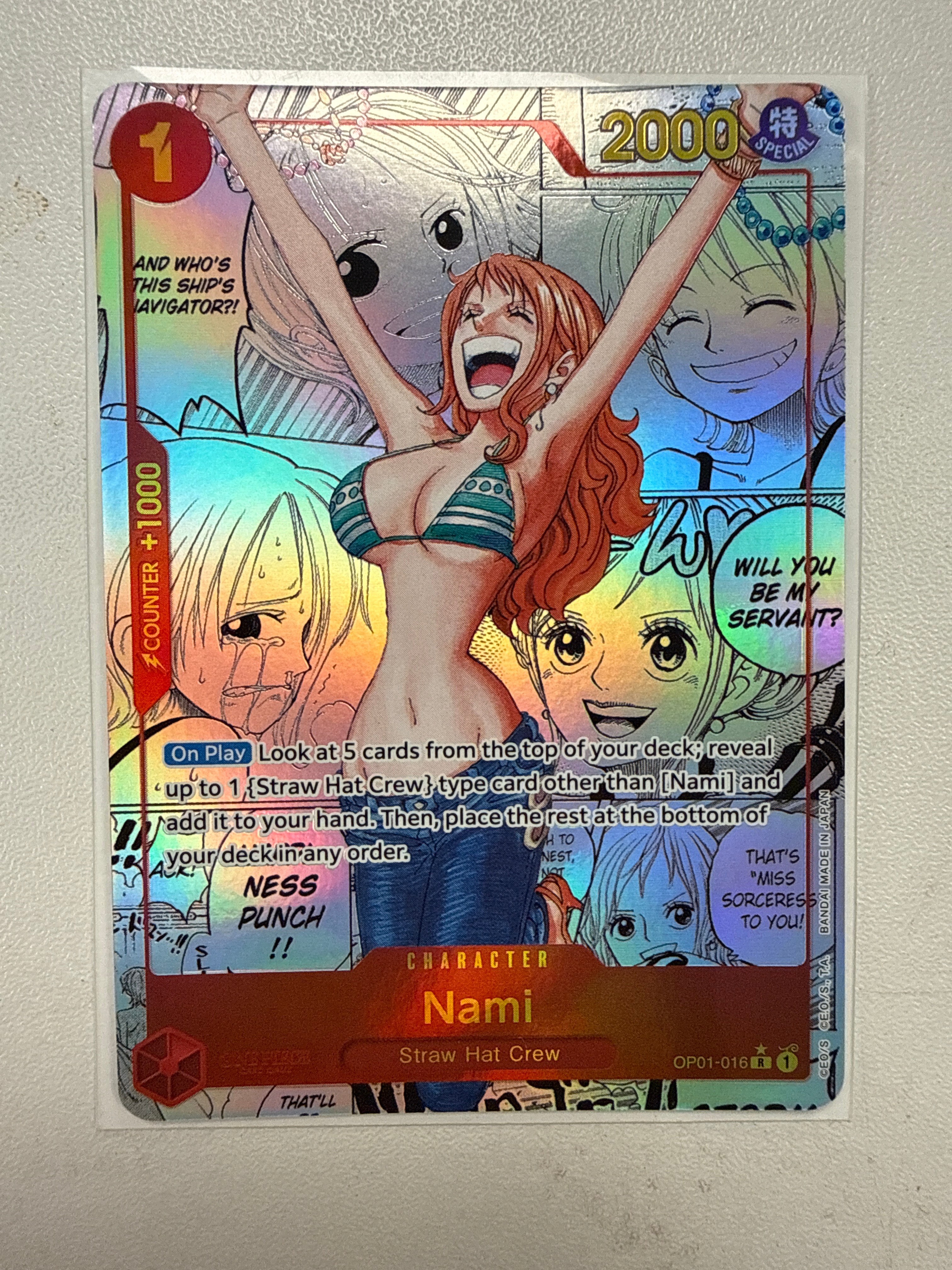 Nami (OP01-016) (Manga) [Premium Booster -The Best-] | Card Merchant Takapuna