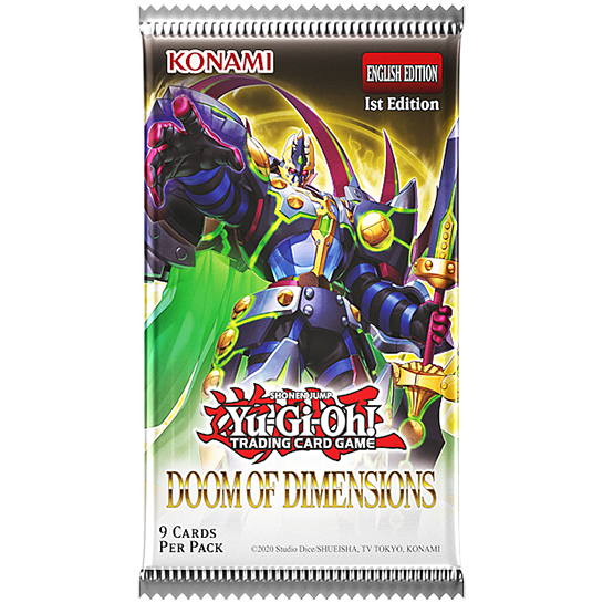 **PRE-ORDER** YGO Booster Pack - Doom of Dimensions (1st Edition) | Card Merchant Takapuna