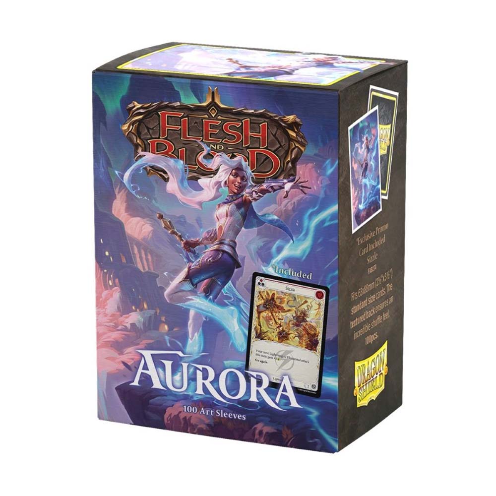 Dragon Shield Sleeves 100 - Flesh and Blood - Aurora | Card Merchant Takapuna