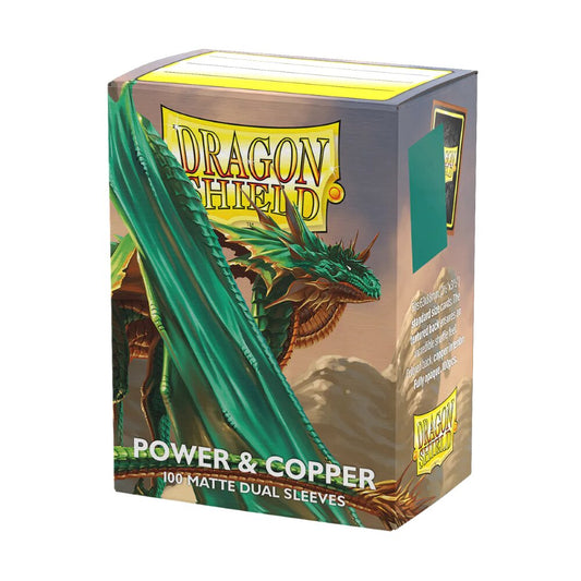 DS Sleeves (100) Matte Dual – Power & Copper