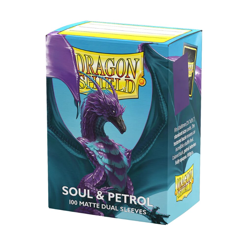 DS Sleeves (100) Matte Dual – Soul & Petrol