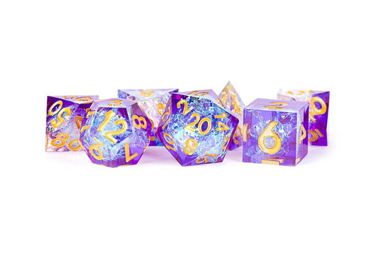 Fanroll: Handcrafted Sharp Edge Resin Dice Set
