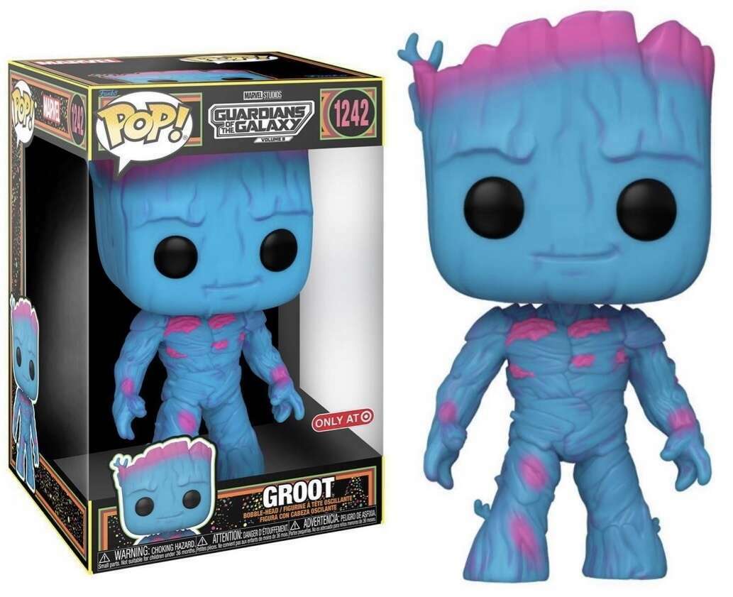 Guardians Of The Galaxy 3 – Groot (US Exclusive) Blacklight 10in Pop! 1242 | Card Merchant Takapuna