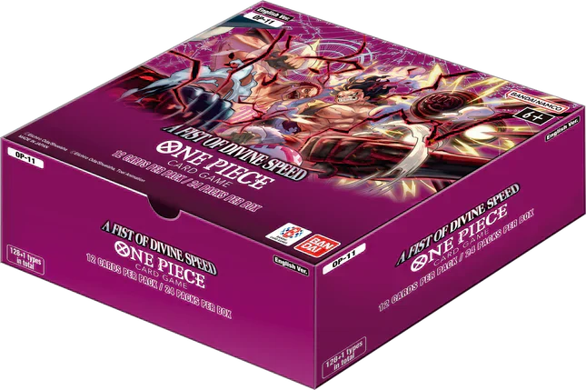 One Piece TCG Booster Box [OP-11] - A Fist of Divine Speed | Card Merchant Takapuna