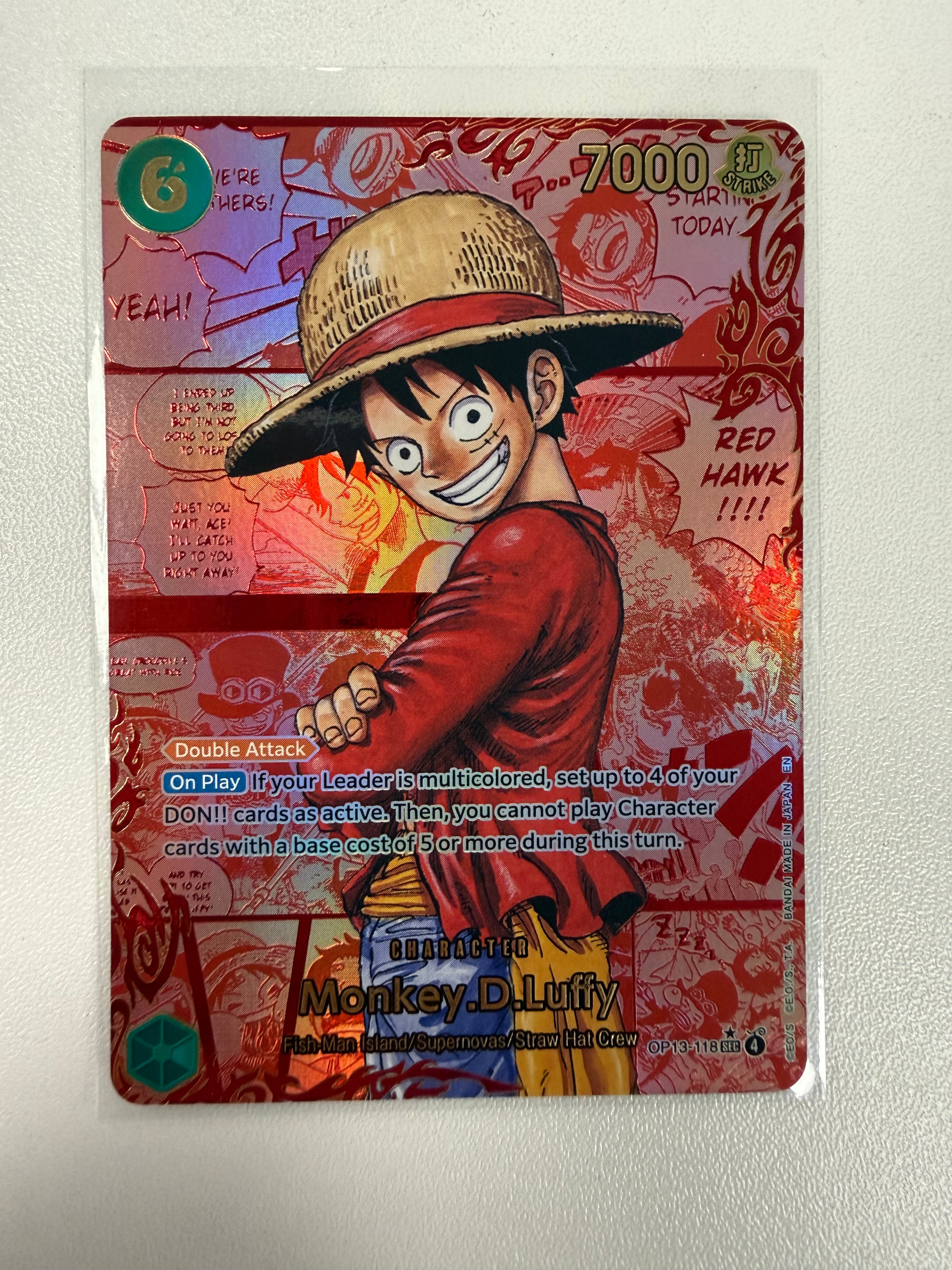 Monkey.D.Luffy (3rd Anniversary) [Carrying On His Will] | Card Merchant Takapuna