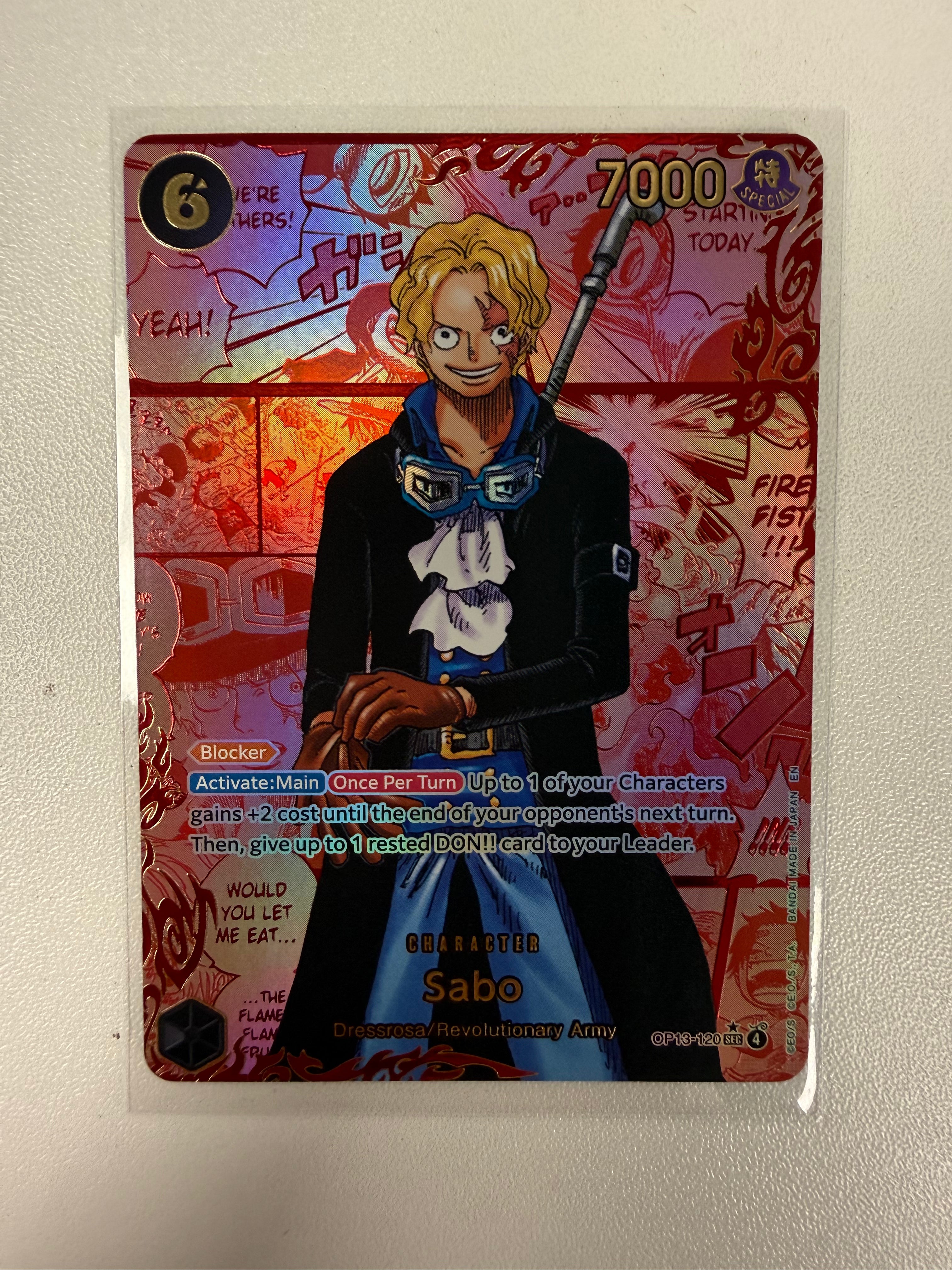 Sabo (3rd Anniversary) [Carrying On His Will] | Card Merchant Takapuna