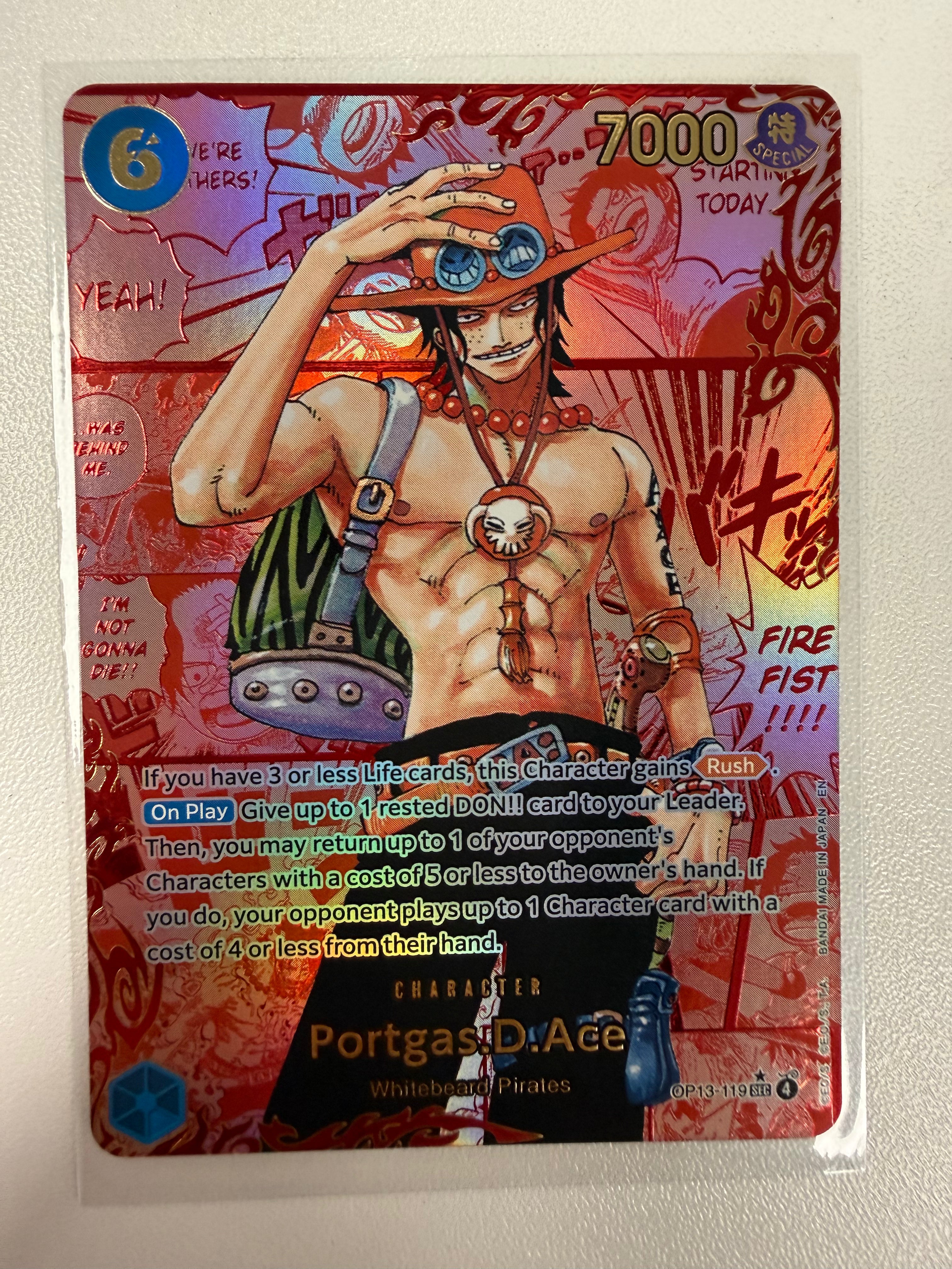 Portgas.D.Ace (3rd Anniversary) [Carrying On His Will] | Card Merchant Takapuna