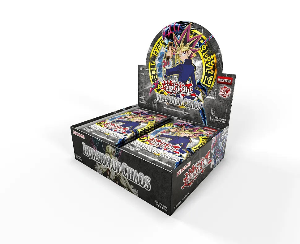 YGO Booster Box - Invasion of Chaos (25th Anniversary Edition) *Limit 2* | Card Merchant Takapuna