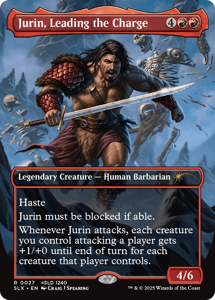 Jurin, Leading the Charge [Secret Lair: Universes Within] | Card Merchant Takapuna