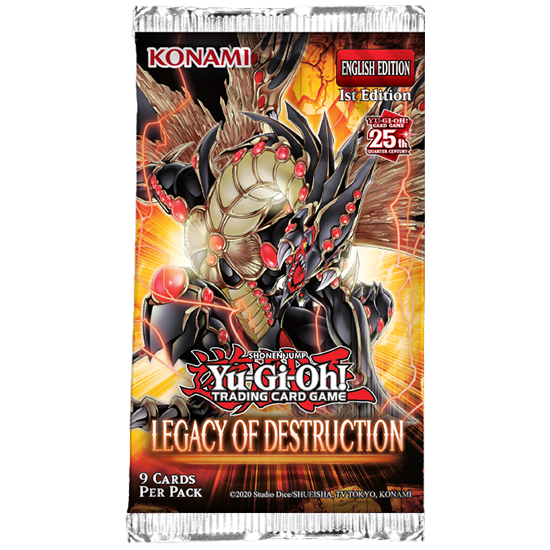 YGO Booster Pack - Legacy of Destruction (1st Edition) | Card Merchant Takapuna