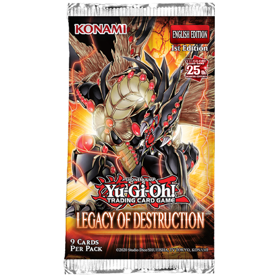 **PRE-ORDER** YGO Booster Pack - Legacy of Destruction (1st Edition) | Card Merchant Takapuna