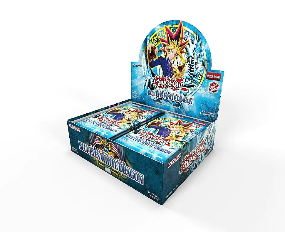 YGO Booster Box - Legend of Blue Eyes White Dragon (25th Anniversary Edition) | Card Merchant Takapuna
