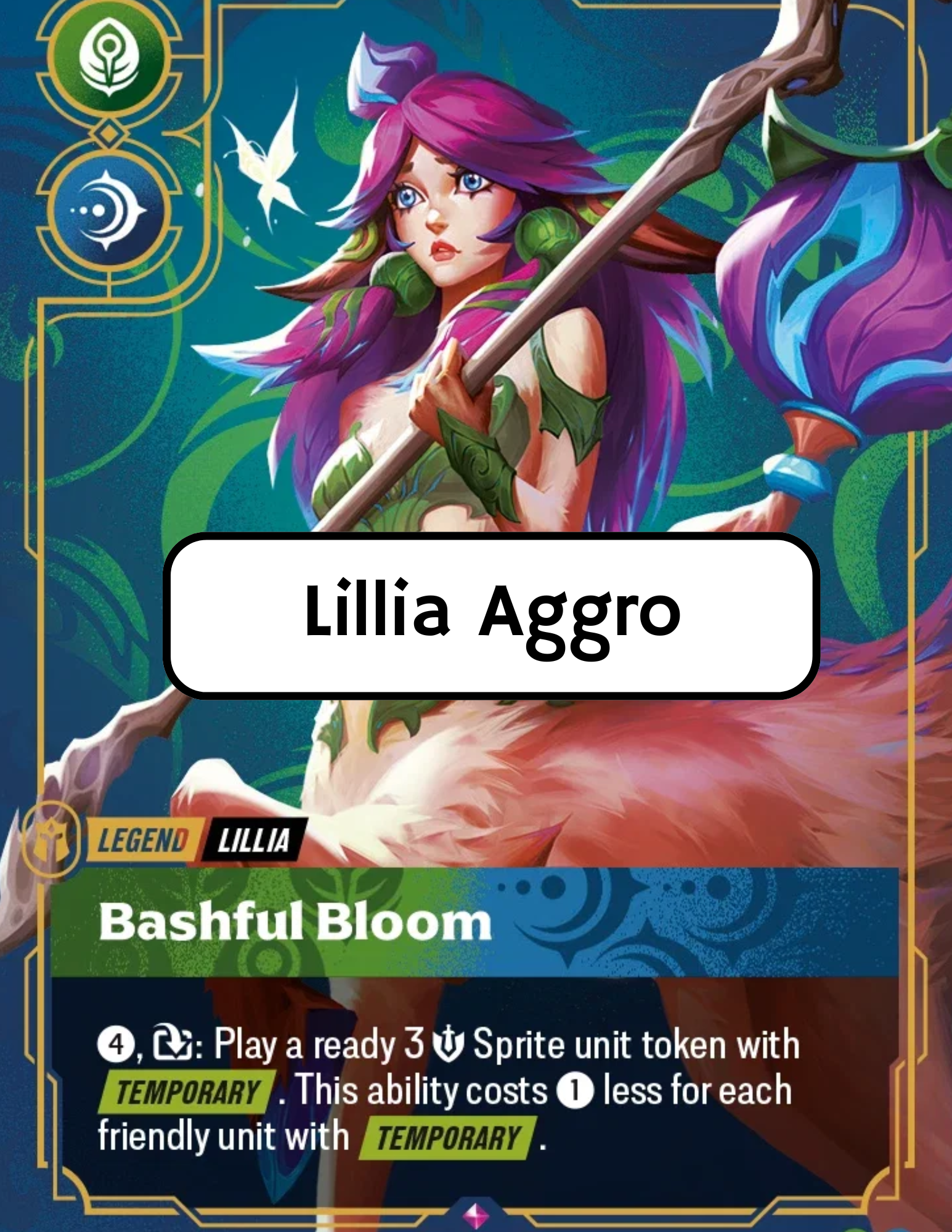 Aggro Lillia [Riftbound Custom Deck] | Card Merchant Takapuna
