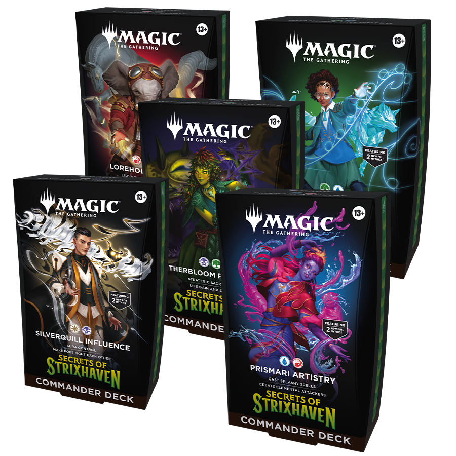 MTG Commander Decks - Secrets of Strixhaven | Card Merchant Takapuna