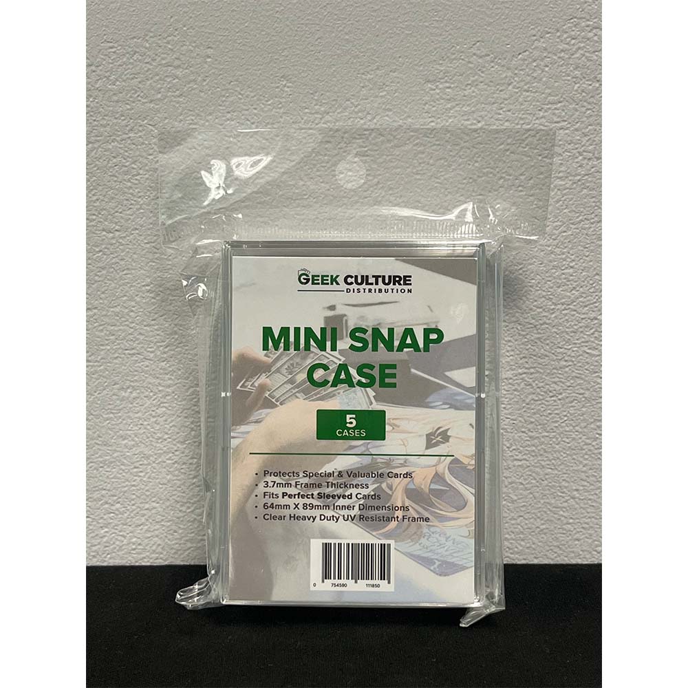 Geek Culture Mini Snap Case (5ct) | Card Merchant Takapuna