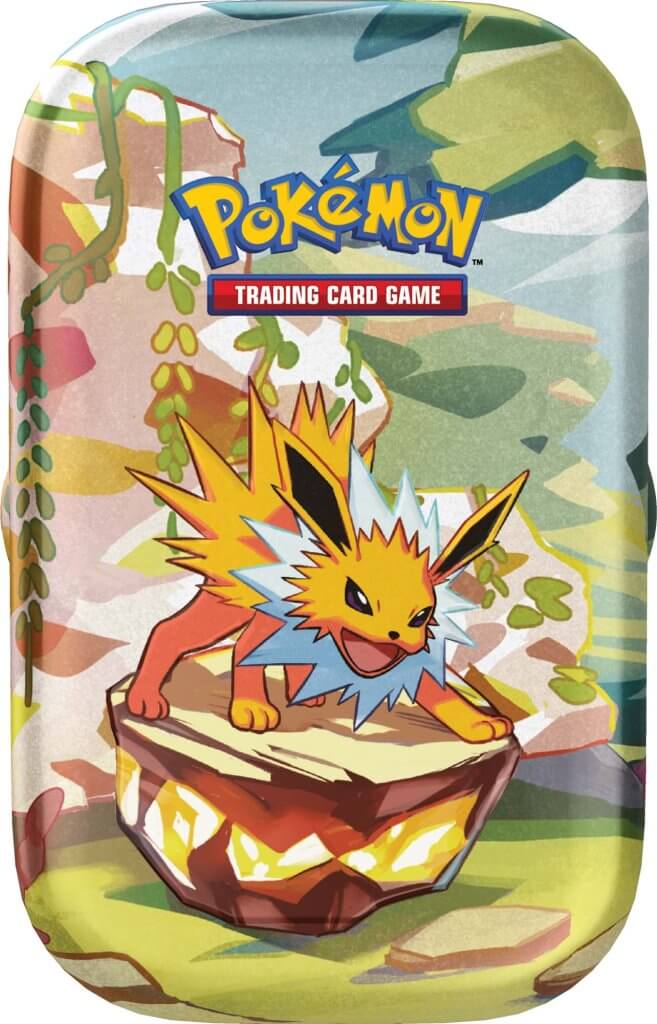PKM S&V Prismatic Evolutions - Mini Tin | Card Merchant Takapuna