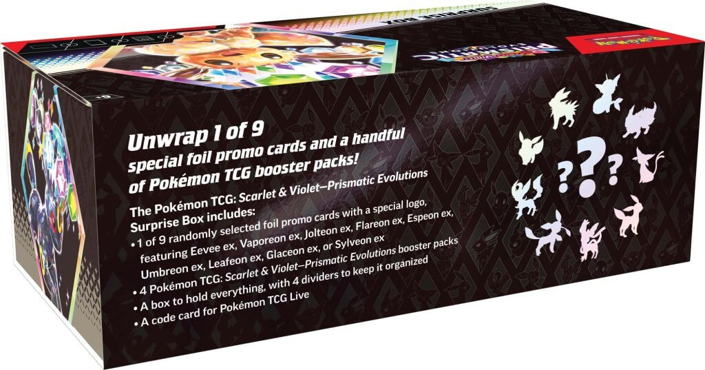 PKM Surprise Box - S&V Prismatic Evolutions | Card Merchant Takapuna