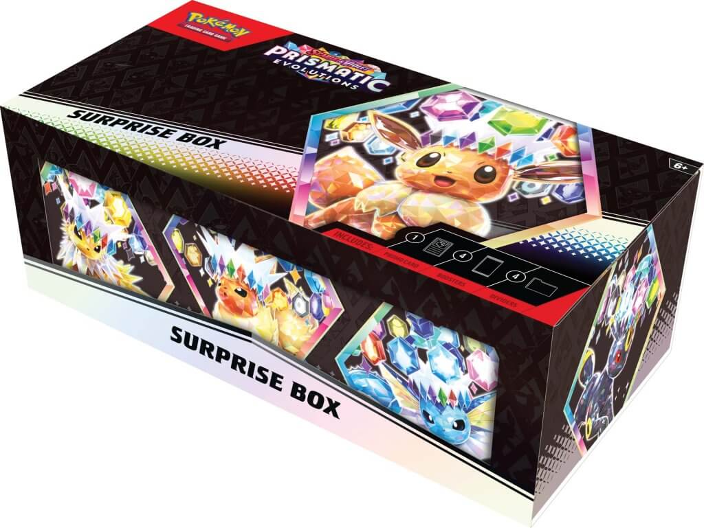 PKM Surprise Box - S&V Prismatic Evolutions | Card Merchant Takapuna