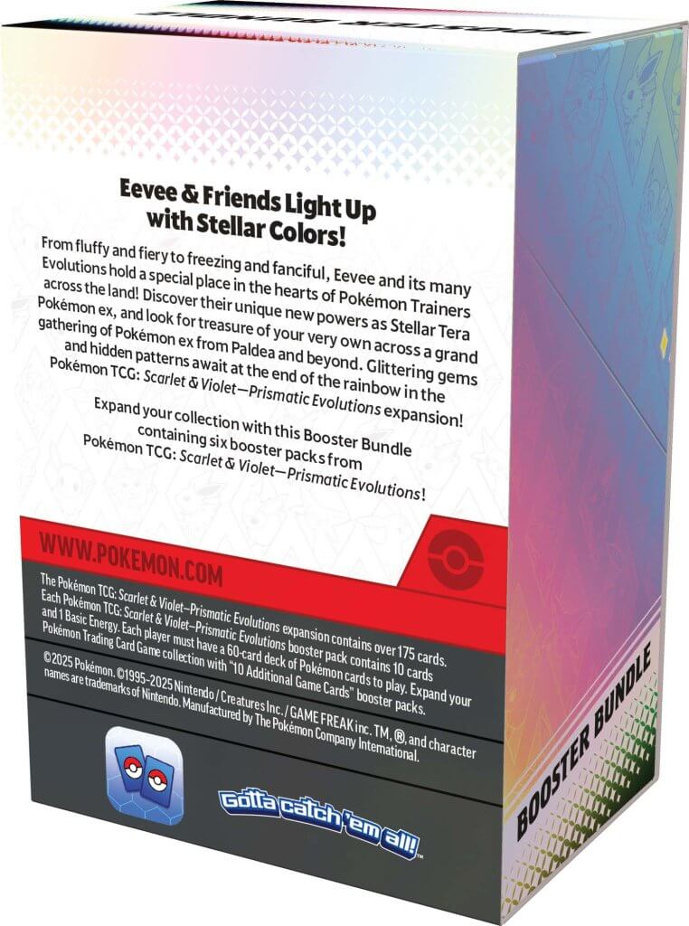 PKM Booster Bundle - S&V Prismatic Evolutions | Card Merchant Takapuna