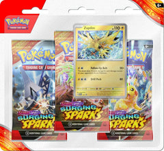 PKM 3-Pack Blister - Surging Sparks | Card Merchant Takapuna