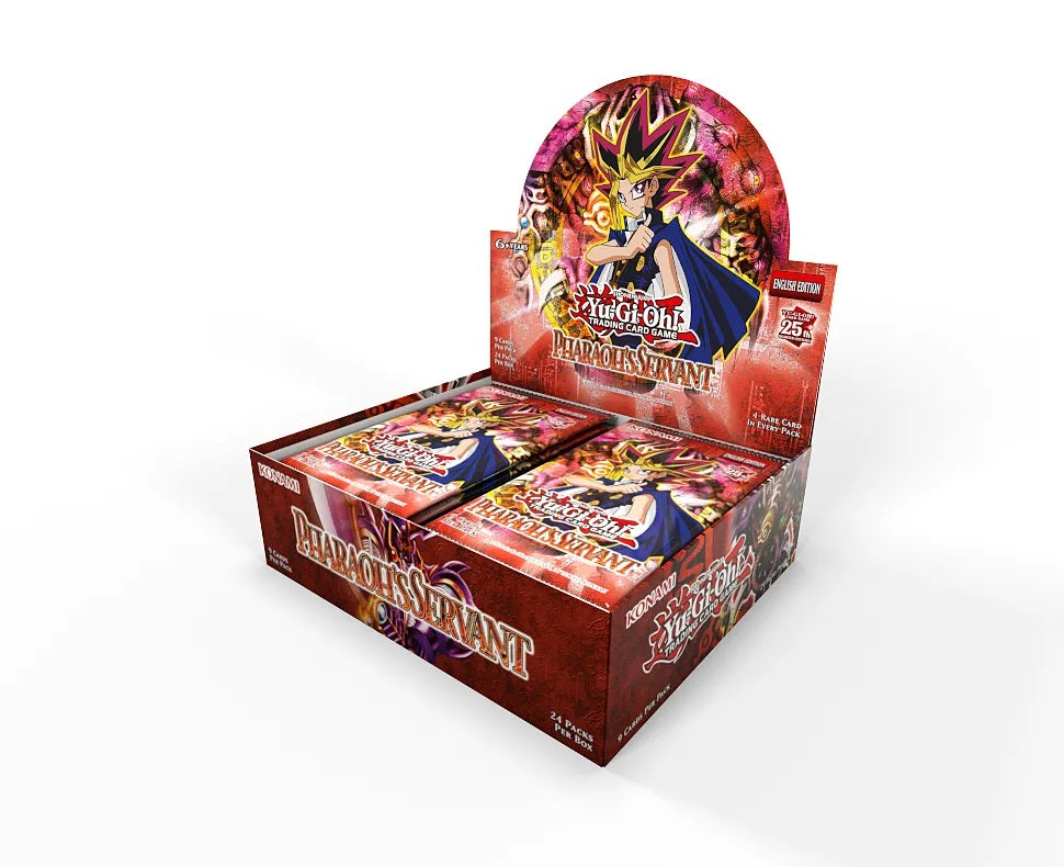 YGO Booster Box - Pharaoh’s Servant (25th Anniversary Edition) *Limit 2* | Card Merchant Takapuna