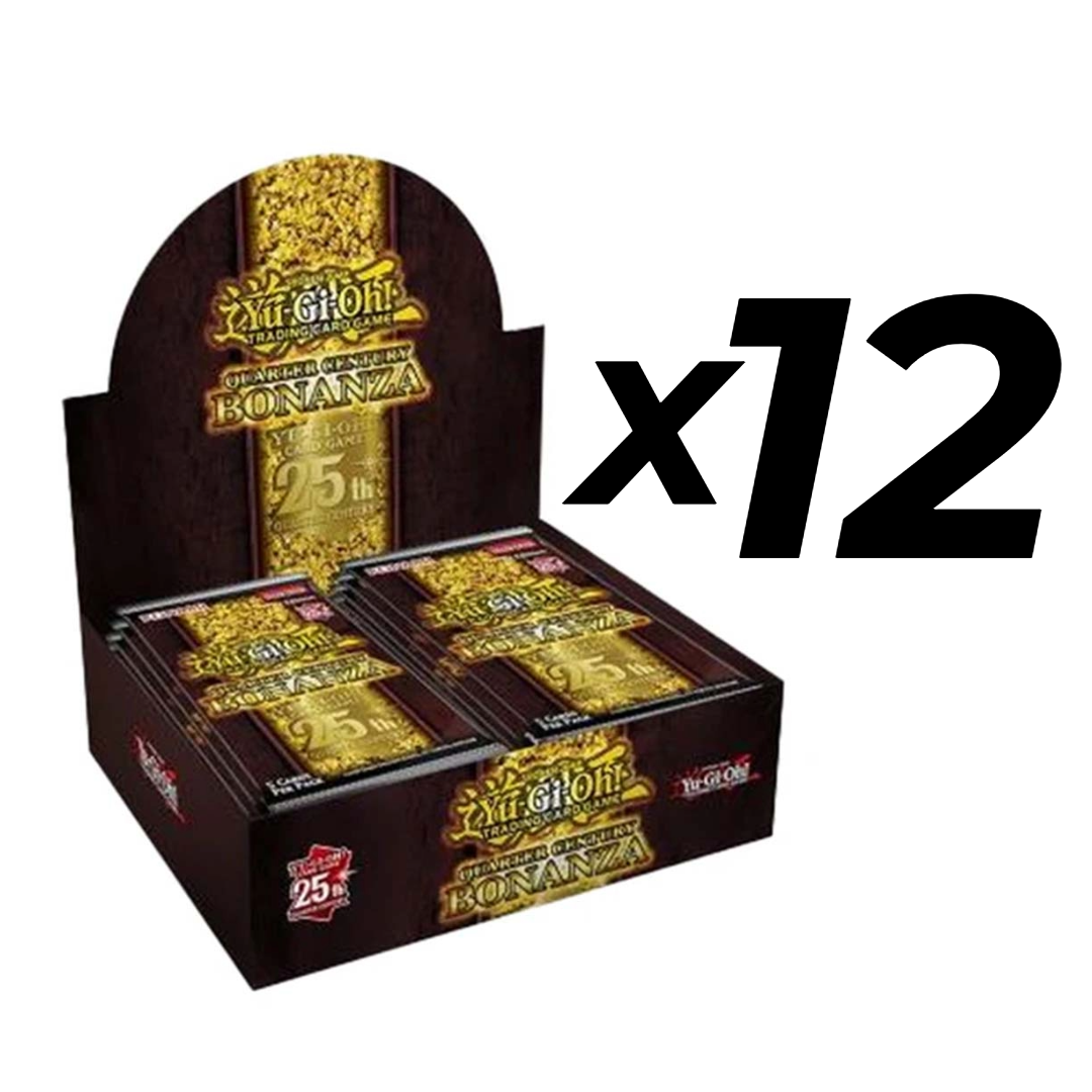 YGO Booster Case - Quarter Century Bonanza | Card Merchant Takapuna