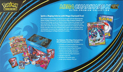 **Pre-Order** Pokemon TCG: Mega Charizard X ex Ultra-Premium Collection | Card Merchant Takapuna