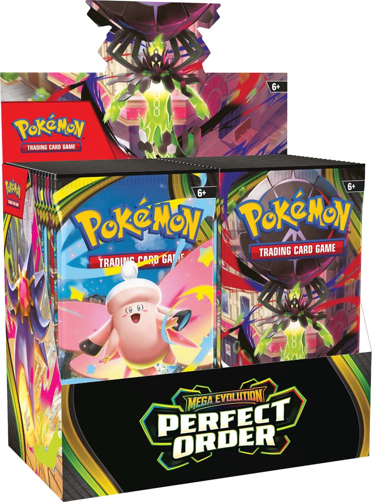 **Pre-Order** Pokémon TCG: Mega Evolution-Perfect Order Booster | Card Merchant Takapuna