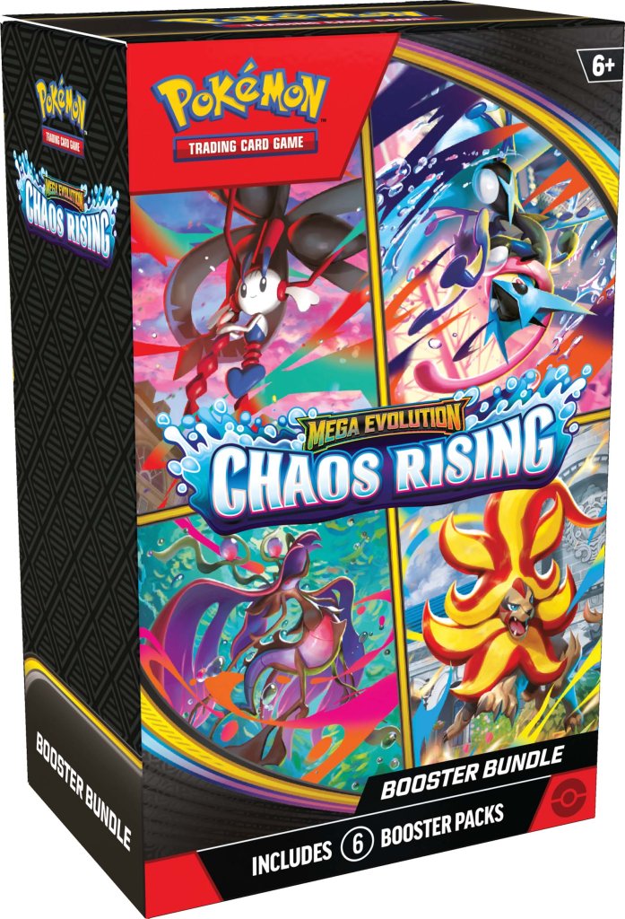 Pokémon TCG: Mega Evolution Chaos Rising Booster Bundle | Card Merchant Takapuna