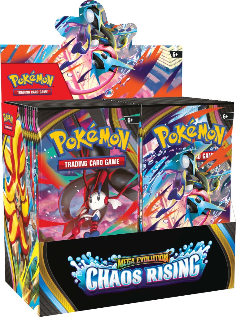 Pokémon TCG: Mega Evolution Chaos Rising Booster Box | Card Merchant Takapuna