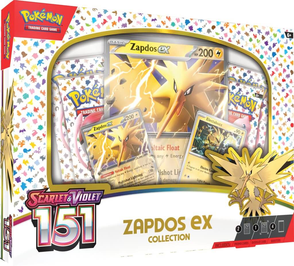 PKM S&V 151 - Collection Box (Zapdos ex) | Card Merchant Takapuna